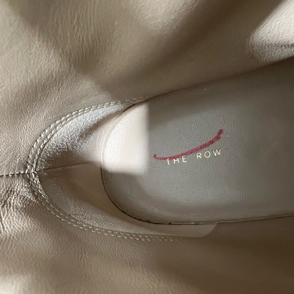 The Row Zippered Platform Leather Combat Boots - Picture 11 of 15